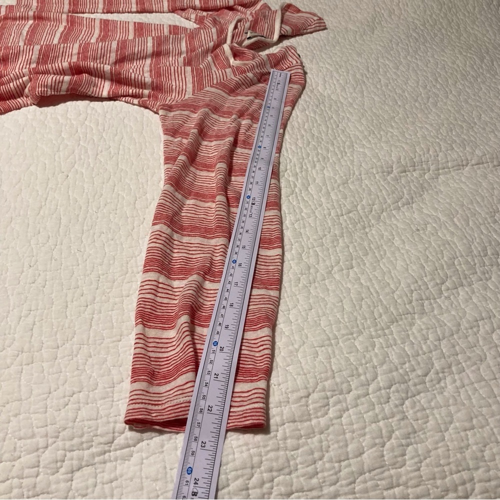 Banana Republic Women's Striped Long Sleeve Tee | Size XL | Linen + Cotton Blend - Picture 3 of 8